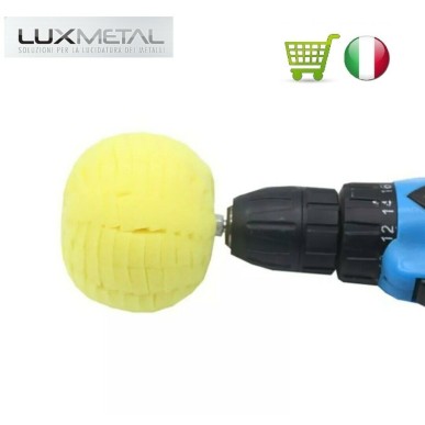 disco abrasivo in spugna tampone per pulire camion camper auto moto nautica cera