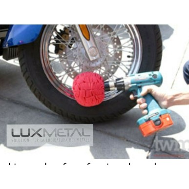 disco abrasivo in spugna tampone per pulire camion camper auto moto nautica cera