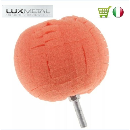 Almohadilla de esponja de esfera naranja suave