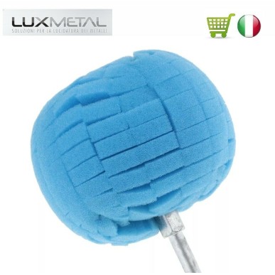 Tampone in spugna sfera blu medium