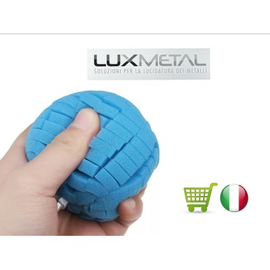 Tampone in spugna sfera blu medium