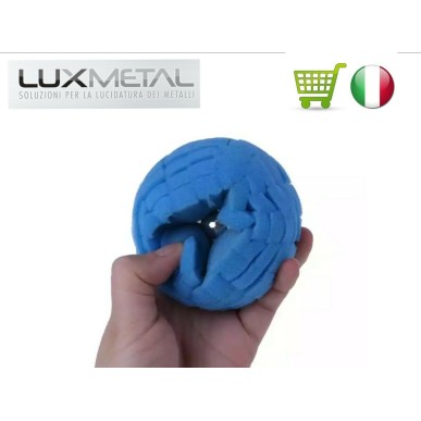 Tampone in spugna sfera blu medium