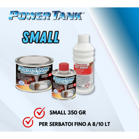 Power Tank Small Bianco Ceramico 350 grammi trattamento serbatoio - KIT PICCOLO -