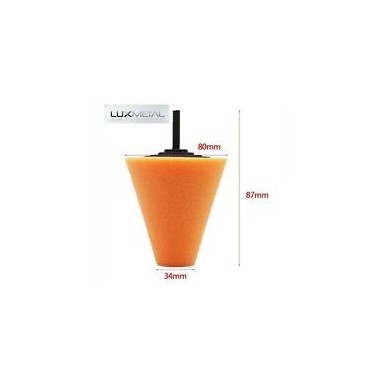 Kit per Lucidare e Pulire Cerchi a Raggi: Cono in Spugna Tampone e Pasta Abrasiva Autosol per Honda, Yamaha, Kawasaki e Suzuki