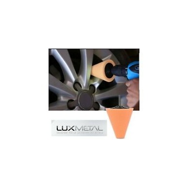 Kit per Lucidare e Pulire Cerchi a Raggi: Cono in Spugna Tampone e Pasta Abrasiva Autosol per Honda, Yamaha, Kawasaki e Suzuki