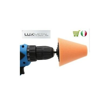 Kit per Lucidare e Pulire Cerchi a Raggi: Cono in Spugna Tampone e Pasta Abrasiva Autosol per Honda, Yamaha, Kawasaki e Suzuki