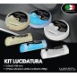 Kit lucidare e pulire carter motore forcella marmitta collettore manubrio ruote moto motorino vespa alluminio acciaio cromature Kit lucidare e pulire carter motore forcella marmitta collettore manubrio ruote moto motorino vespa alluminio acciaio cromature