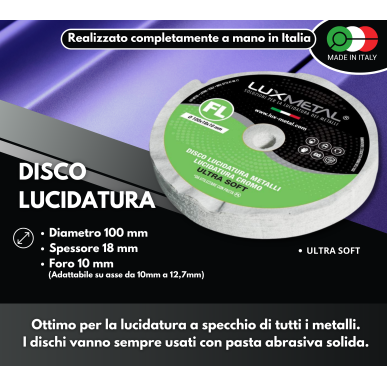 DISCO "FL" FLANELLA "ULTRA SOFT" DIAMETRO 100 MM