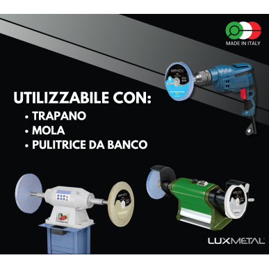 DISCO "K" LANA TRAPUNTATA "MEDIUM HARD" DIAMETRO 100 MM