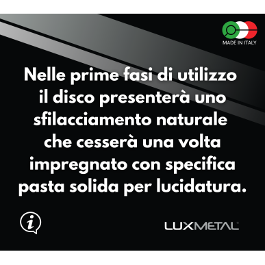 DISCO "K" LANA TRAPUNTATA "MEDIUM HARD" DIAMETRO 100 MM