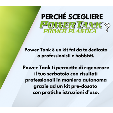 Power Tank Primer Plastica medium  360 Grammi trattamento serbatoio - KIT MEDIO - 