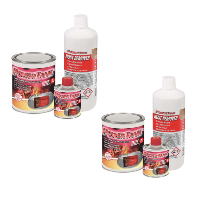 2 Power Tank Medium 700 grams Tank Sealer treatment MEDIUM KIT