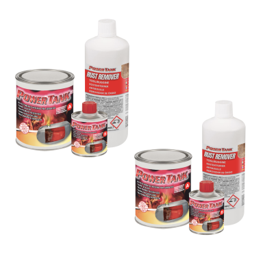 POWER TANK - Trattamento Serbatoio Moto 2 x 20/25 Litri Kit Medio Medium 700 gr 