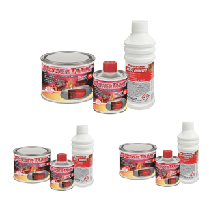 POWER TANK - Trattamento Serbatoio Moto 3 x 8/10 Litri Kit Piccolo Small 350 gr per interno Serbatoi 