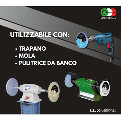 DISCO "B" COTONE TRAPUNTATO "SOFT" DIAMETRO 150 MM