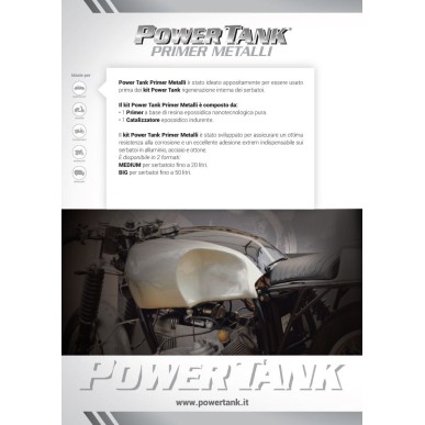 Power Tank Primer Metalli  Big  720 Grammi trattamento serbatoio - KIT GRANDE - 
