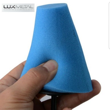 Set di 3 Coni Lucidanti per Cromature, Alluminio, Acciaio Inox, Bronzo, Ottone e Rame con Pasta Abrasiva Autosol Metal Polish