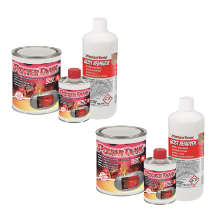 2 Power Tank Big 1.3 kg Tank Sealer treatment - LARGE KIT -