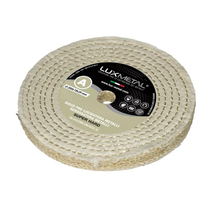 DISCO "A" SISAL-ALGODÓN "SUPER DURO" DIAMETRO 200 MM DISCO "A" SISAL-ALGODÓN "SUPER DURO" DIAMETRO 200 MM