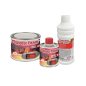 Power Tank Small Rosso Kit trattamento ripara serbatoio piccolo arrugginito per moto vespa scooter ciclomotore motorino max 10 l