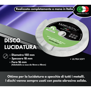 DISQUE "FL" FLANELLE "ULTRA DOUX" DIAMÈTRE 150 MM