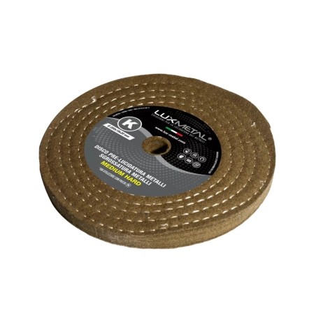 DISC "K" QUILTED WOOL "MEDIUM HARD" DIAMETER 100MM