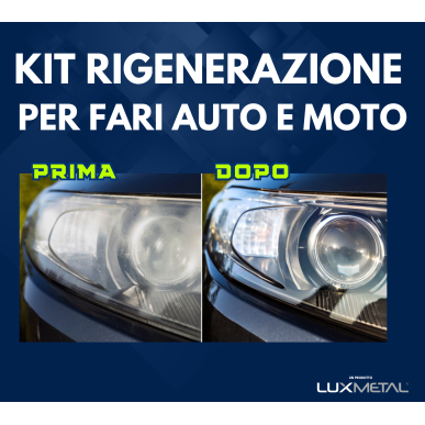 Power Lux - Kit Rigenererazione Fari Auto e Moto