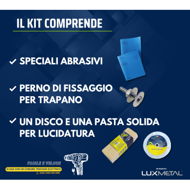 Power Lux - Kit Rigenererazione Fari Auto e Moto