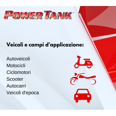 Power Tank  Medium 700 grammi trattamento serbatoio - KIT MEDIO - 