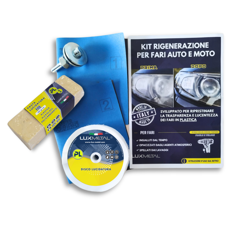 Powerlux - Kit de régénération de phares de voiture et de moto Powerlux - Kit de régénération de phares de voiture et de moto