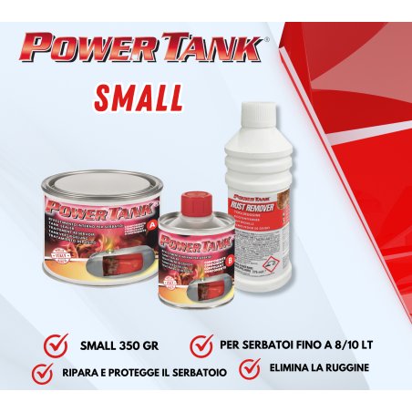 Power Tank Small Tank Sealer treatment with motorcycle rust small kit the only original Lux Metal