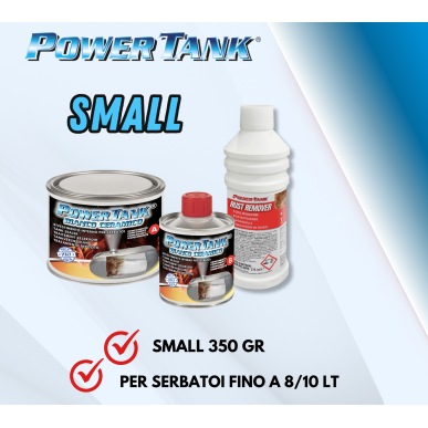 POWER TANK Bianco CERAMICO Trattamento Serbatoio Moto 8/10 Litri