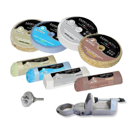 KIT 03/100 POLISSAGE METAUX + SUPPORT FORET ALU