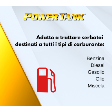 Power Tank Big Gum trattamento bonifica per serbatoio con ruggine auto kit grande l' unica originale lux metal 