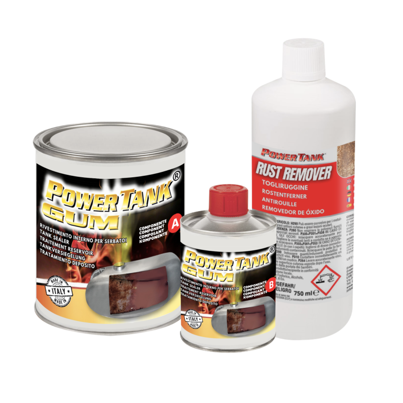 Power Tank Big Gum Tank Sealer treatment with large car rust kit the only original Lux Metal