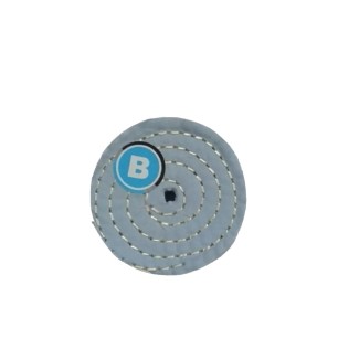 Disco ruota in di cotone 75 mm per lucidare pulire metalli alluminio acciaio inox rame ottone lucidatura cromature  