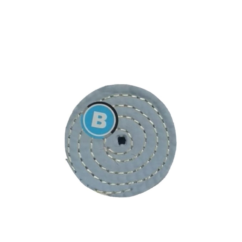 Disco de rueda de algodón de 75 mm para pulir, limpiar metales, aluminio, acero inoxidable, cobre, latón, pulir cromo