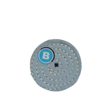 Disco ruota in di cotone 75 mm per lucidare pulire metalli alluminio acciaio inox rame ottone lucidatura cromature  