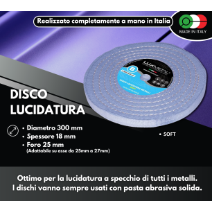Disco de algodón de 300 mm para pulir metales de limpieza aluminio acero inoxidable cobre latón pulido cromo para pulir disco