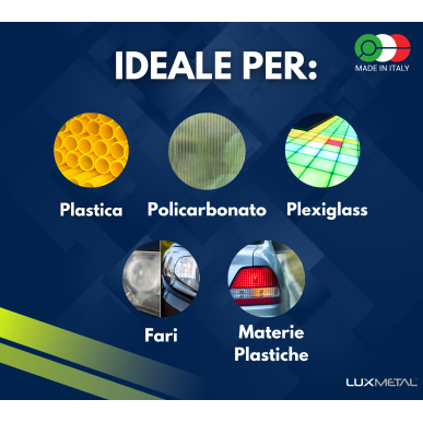 PASTA "PL2" LUCIDATURA  PLASTICA PLEXIGLASS POLICARBONATO "SUPER FINE"  150 Gr