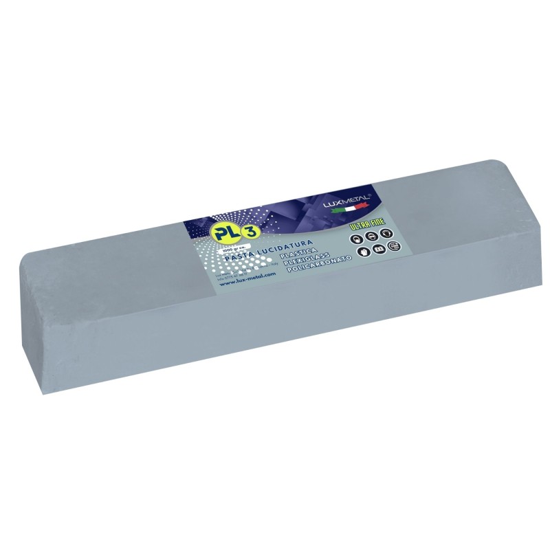 PASTA "PL3" LUCIDATURA  PLASTICA PLEXIGLASS POLICARBONATO "ULTRA FINE"  1 KG