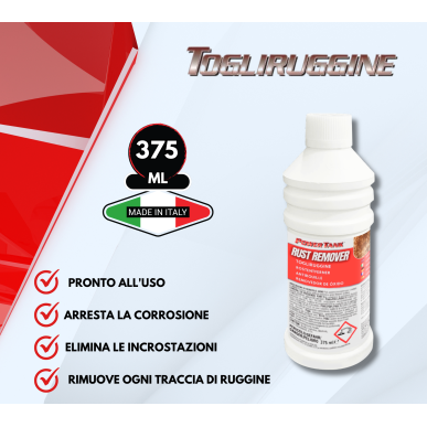 Togli ruggine 375ml rimuove elimina la ruggine incrostazioni 