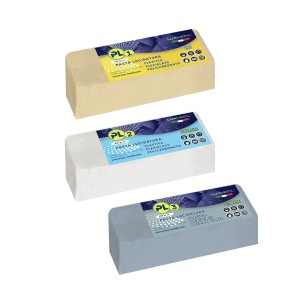 KIT PASTA ABRASIVA PL PER PLASTICA 3X600 GR - LUCIDA PLEXIGLASS PLASTICA POLICARBONATO