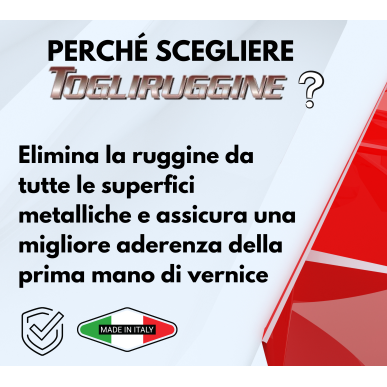 Togli ruggine 375ml rimuove elimina la ruggine incrostazioni 