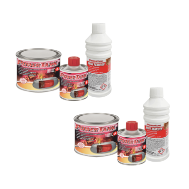 POWER TANK - Trattamento Serbatoio Moto 2 x 8/10 Litri Kit Piccolo Small 350 gr