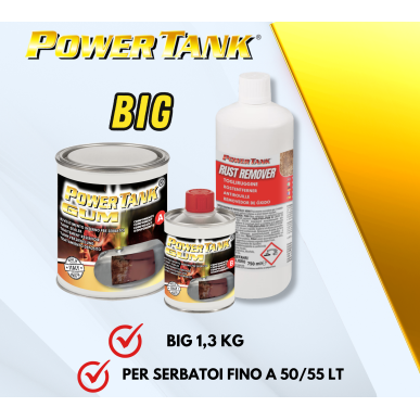 Power Tank Big  Gum 1.3 kg trattamento serbatoio - KIT GRANDE - 