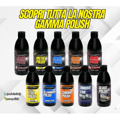 Metal Polish Lucidante Hard A 250 gr Pasta abrasiva pre-lucidatura metalli 