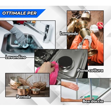 Metal Polish Lucidante Fine B 250 gr Pasta abrasiva lucidatura per ossidazione graffi leggeri 