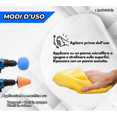 Metal Polish Lucidante Fine B 250 gr Pasta abrasiva lucidatura per ossidazione graffi leggeri 