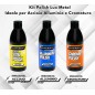 Kit 3 Politur 250 gr Stahl-Aluminium-Chrom